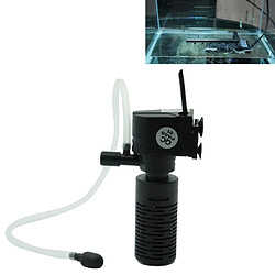 Wewoo Filtre d'Aquarium 3W 300L/H Multi-fonction Mini Submersible Aquarium Pompe à Eau Circulation Fish Tank à Air Intérieur