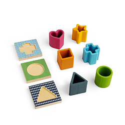 Bigjigs Toys Jeu de formes en bois Feel & Find