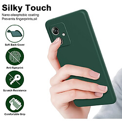 Avis Htdmobiles Coque pour Motorola Moto G84 5G - housse etui silicone gel fine + film ecran - VERT