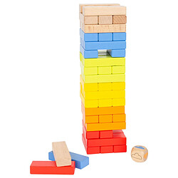 Avis Small Foot - Wooden Rainbow Wobble Tower Game 11692