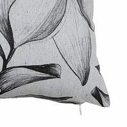 Avis BigBuy Home Coussin Polyester Coton Blanc Noir Volets 45 x 45 cm