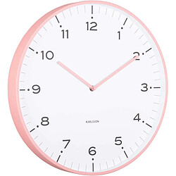 Karlsson Horloge murale 40 cm Circus Rings rose.