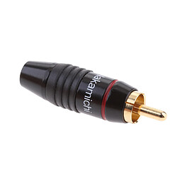 Acheter 2x Connecteur RCA Câble Audio Mâle Plaqué Or