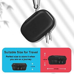 SANAG Travel Suitcase 4500Mah 3350Mah Ultra Compact Powerbank Pour Iwalk Petit Chargeur Portable Batterie Mignonne Compatible Avec Iphone 13/13 Pro Poche Maillée Pour Câble De Charge Noir pas cher