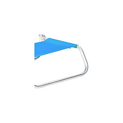 HEVEA Siege plage en aluminium Basic bleu celeste