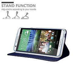 Cadorabo Coque HTC Desire 820 Etui en Bleu pas cher