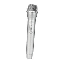 Accessoires De Microphone Sans Fil En Plastique Artificiel Fake Mic Toy Handheld Silver pas cher