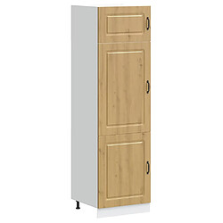 vidaXL Armoire de cuisine Kalmar chêne artisanal bois d'ingénierie