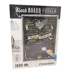 Acheter Clementoni Puzzle 1000 Pièces Tableau Noir À votre santé en Carton Noir