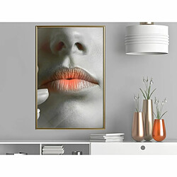 Paris Prix Affiche Murale Encadrée Ombre Lips 40 x 60 cm Or