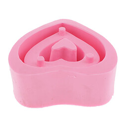 J'aime U Silicone Moule DIY Pot De Fleur Résine Époxy Moule Coeur 16x15.6x6.2cm