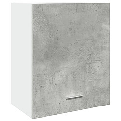 vidaXL Armoire suspendue Gris béton 50x31x60 cm Aggloméré