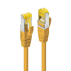 LINDY 47661 Câble réseau RJ45 S/FTP LSZH Jaune 0,5 m