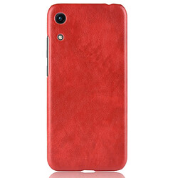 Wewoo Coque antichoc Litchi Texture PC + PU pour HuHonor Play 8A (rouge)