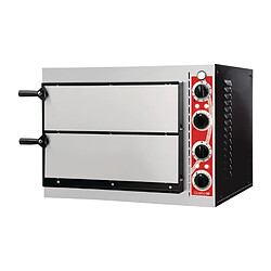 Four à Pizza Double Electrique Compact - 2 Pizzas de 32 cm - Pisa Gastro M