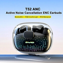 Yonis Ecouteurs Bluetooth Gaming ANC Noir 300H