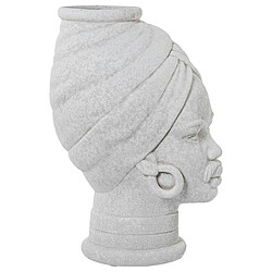 Avis Vase Alexandra House Living Blanc Céramique Africaine 18 x 18 x 29 cm