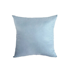 Acheter Superbe Housse De Coussin En Daim Souple Jeté Taie Slip Bleu Canapé Décor Lumineux