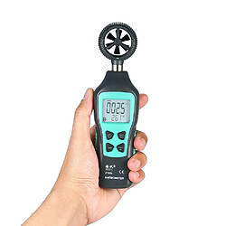 Justgreenbox Anémomètre numérique Thermomètre Compteur de vitesse du vent de poche - 33019233665