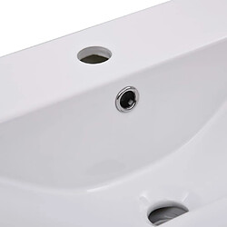 Acheter vidaXL Lavabo encastré 61 x 39,5 x 18,5 cm Céramique Blanc