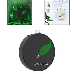 Acheter Collier Portable Portable Purificateur D'air Générateur D'ions Négatifs Noir