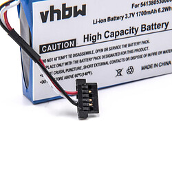 vhbw batterie Li-Ion 1700mAh (3.7V) pour GPS navigation Becker Professionnel 50 LMU