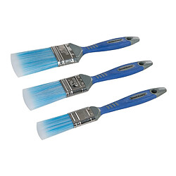 Silverline Pinceaux qualité à soies synthétiques - 3 pcs