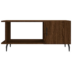 Acheter vidaXL Table basse chêne marron 90x50x40 cm bois d'ingénierie