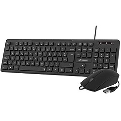 Teclado y Ratón Subblim Combo Business Slim CSSK01/ Negro