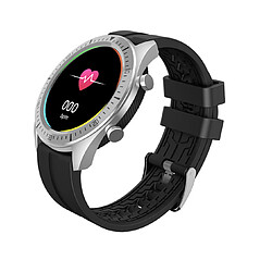 Q85 Smart Watch Smart Round Color Screen Sauvegarde de la fréquence cardiaque dynamique IP68 Imperméable Bluetooth montre-argent