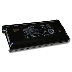 vhbw NiMH batterie 1600mAh (7.2V) pour radio talkie-walkie Kenwood TK-2302VK, TK-2306, TK-2306M, TK-2307, TK-2307M, TK-3200, TK-3200LP, TK-3201