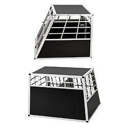 Helloshop26 Cage de transport pour chien double dos droit 97 x 90 x 69,5 cm 3708144/2 pas cher