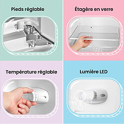 Acheter Comfee Réfrigérateur Congélateur Haut RCT284WH2A - 204L - Classe E - Froid statique - L55x H143 cm - Blanc