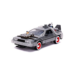 Jada Toys Retour vers le Futur III - Réplique métal DeLorean Time Machine 1/24 Hollywood Rides