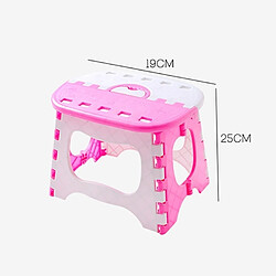 Avis Wewoo 2 PCS Outdoor Portable Pliant Tabouret Plastique Pêche Utile, Livraison Couleur Aléatoire