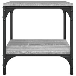 Acheter Maison Chic Table d'appoint | Table Basse Sonoma gris 40x40x40 cm Bois d'ingénierie -GKD77004