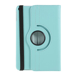 Etui en PU litchi avec support bleu clair pour votre Apple iPad mini (2019) 7.9 pouces