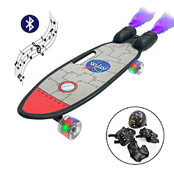 Skateboard avec LED et fumée ATAA Misil Noir