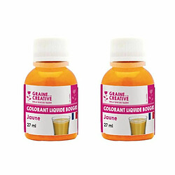 Graines Creatives Colorant pour bougie 54 ml - jaune