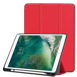 Etui en PU tri-fold intelligent rouge pour votre Apple iPad Pro 10.5-inch (2017)