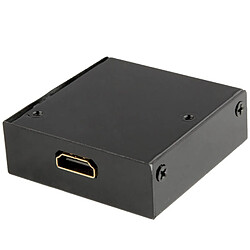 Wewoo Pour PC / HDTV HD 1080P HDMI Mini VGA à HDMI Scaler Box Audio Vidéo Adaptateur Convertisseur Numérique