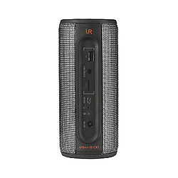 Universal Haut-parleur Bluetooth YH-Lumineux (360 LED Light Affichage, sans fil, Bluetooth, entrée AUX 3,5 mm, micro SD ou USB) -8 Go (noir) pas cher