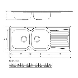 Evier a Encastrer INAREL E260