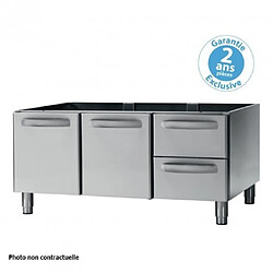 Soubassement Placard Ouvert en Inox Gamme 900 - L 800 mm - Tecnoinox