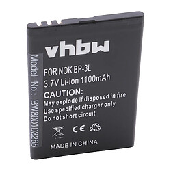 vhbw batterie Li-Ion 1100mAh (3.7V) pour Smartphone, téléphone, téléphone mobile comme BP-3L.