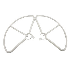 CW CCW Propellers u0026 Protection Frame Cover Set Pour Hubsan H501S Blanc