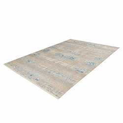 Acheter Paris Prix Tapis Vintage à Franges Baroque III Gris & Turquoise 160 x 230 cm