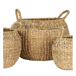 PANIERS EN ALGUE MARIN PANIERS DE RANGEMENT EN ALGUE MARINE ROND H20CM/H24CM/H28CM+Natural Living