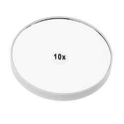 Miroir D'aspiration Mural De Voyage 10x Grossissant Pour Maquillage Cosmétique Miroir De Chambre Blanc