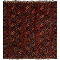 Vidal Tapis de laine 264x254 rouge Afghan